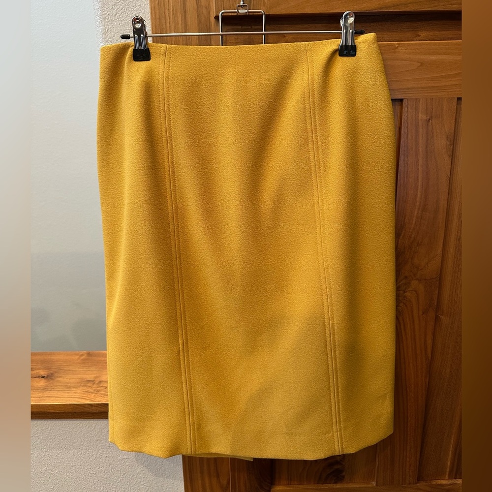 Preston & York Mustard Midi Skirt